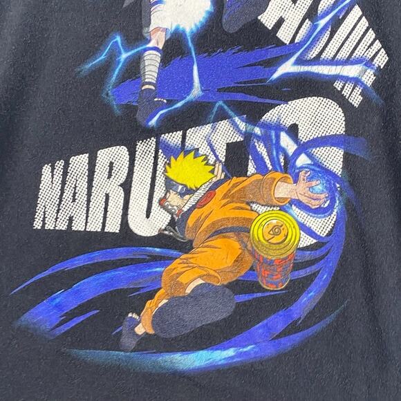 VTG Naruto Sasuke Shonen Jump Tee Shirt Youth Boys Size Small Y2K - Picture 3 of 7